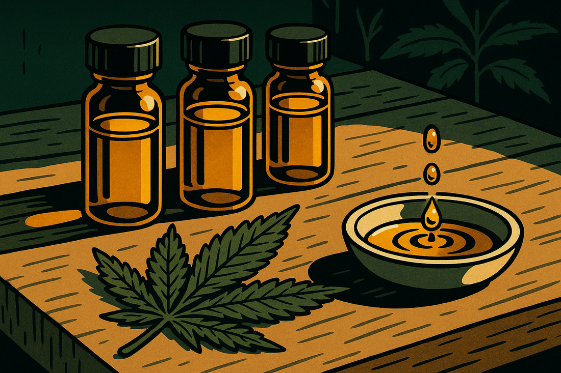 Calmosis editorial illustration for the article "How We Lab-Test Every Batch (and Why You Should Care)"