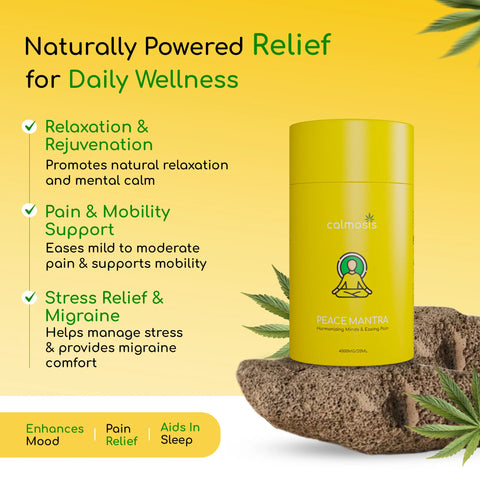 Peace Mantra - CBD+THC Oil for Relaxation & Pain Relief