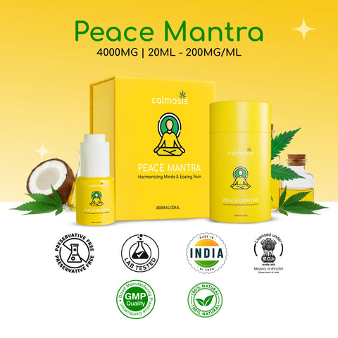 Peace Mantra - CBD+THC Oil for Relaxation & Pain Relief
