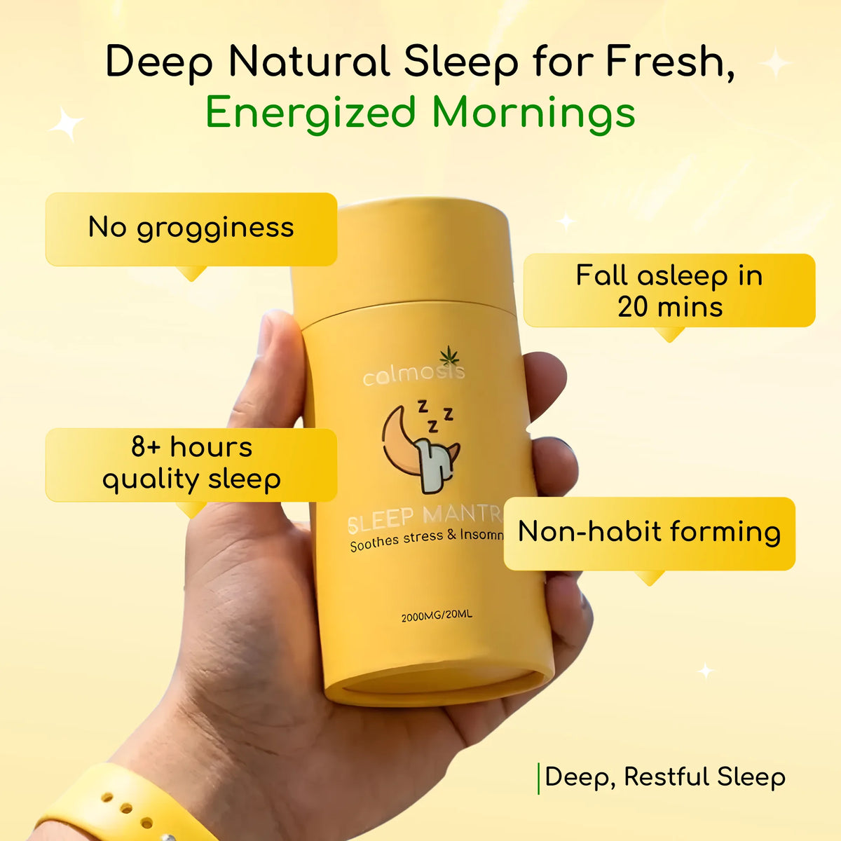 Sleep Mantra - Natural Sleep Aid with Cannabis & Ayurvedic Herbs