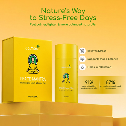 Peace Mantra - CBD+THC Oil for Relaxation & Pain Relief