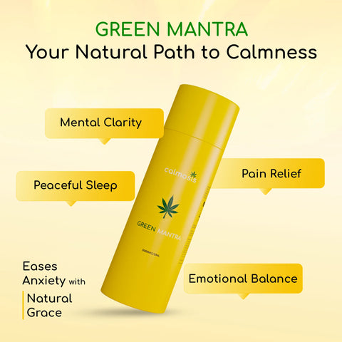 Green Mantra - Natural Cannabis Extract for Pain, Stress & Inflammation